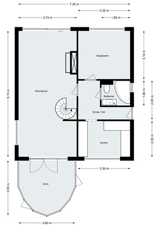 Floorplan - Parklaan 118, 4645 RW Putte
